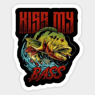 KISS MY BASS Sticker